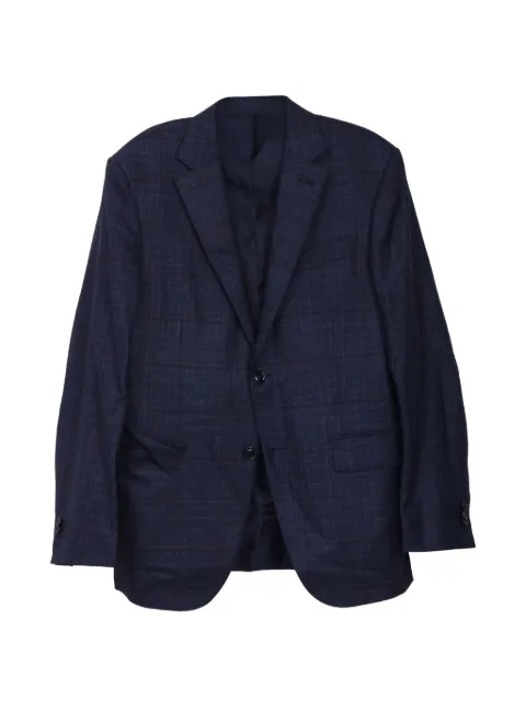 Ermenegildo Zegna Vintage plaid single-breasted blazer Blue MRPPUUSCL509613M