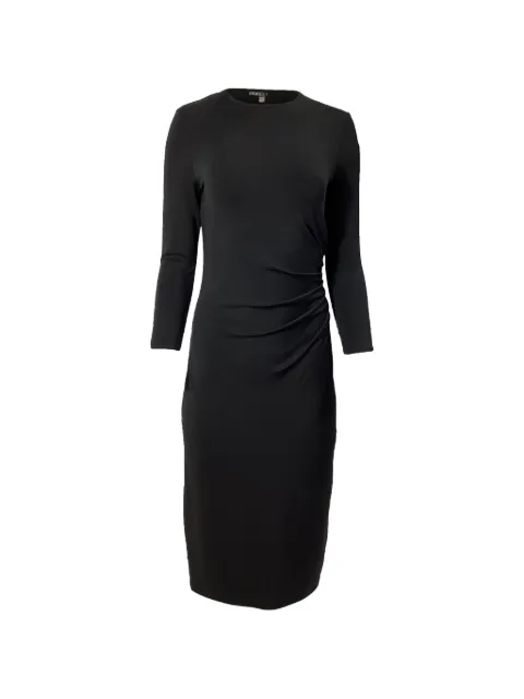 Theory long-sleeve midi dress Black NAPPUUSCL479740W