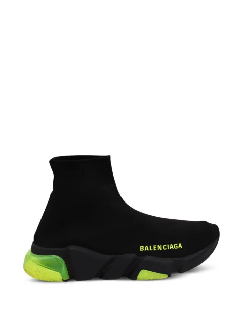 Balenciaga Pre-Owned Speedy logo-print sneakers Black BADOPLSH288430W