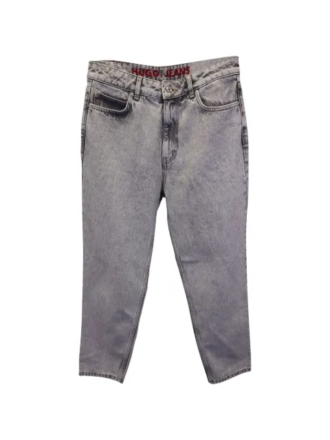 BOSS logo-patch jeans Grey TONPUGBCL281400M
