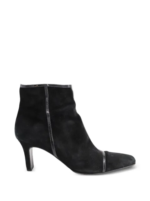 Ferragamo Pre-Owned suede ankle boots Black NAPPUGBSH190329W