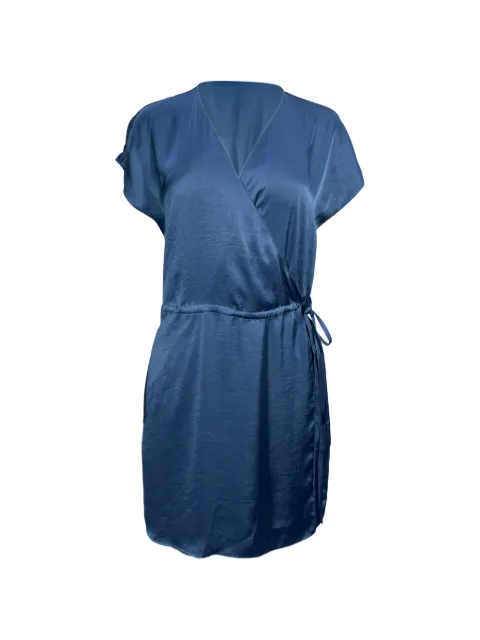 Theory wrap V-neck playsuit Blue NAPPUUSCL419688W