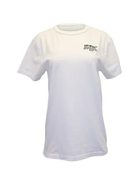 Off-White Pre-Owned crew-neck T-shirt White TONPUGBCL276492W