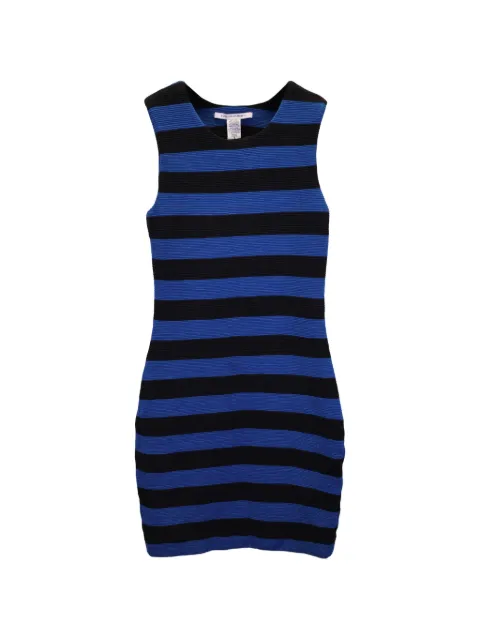 Diane Von Furstenberg Vintage striped mini dress Blue TONPUUSCL369886W