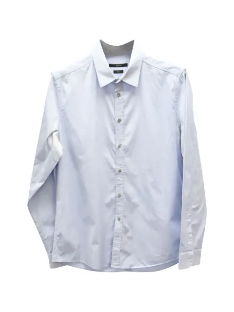 Gucci Pre-Owned buttoned shirt Blue MRPPUGBCL220697M