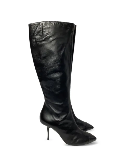 Giuseppe Zanotti Vintage leather knee-high boots Black NAPPUUSSH440792W