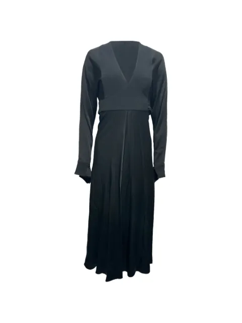 Victoria Beckham V-neck midi dress Black TONPUUSCL425060W