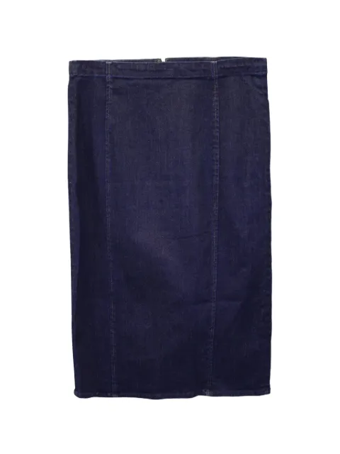 Polo Ralph Lauren Vintage denim pencil midi skirt Blue NAPPUGBCL280817W
