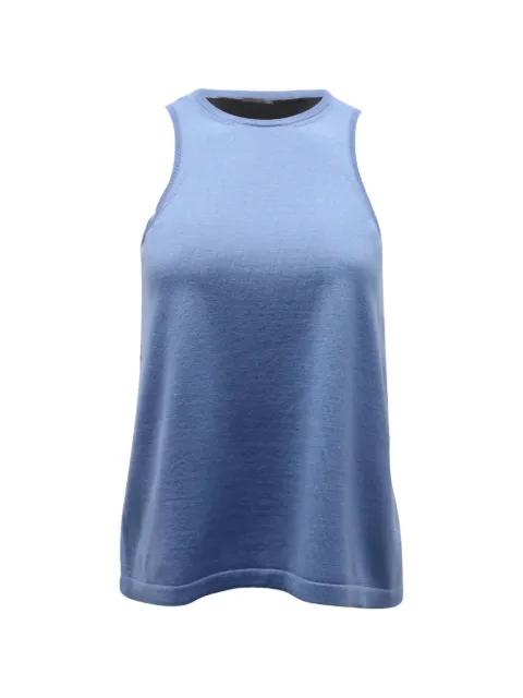 Haider Ackermann Two-tone sleeveless tank top Blue NAPPUGBCL256444W