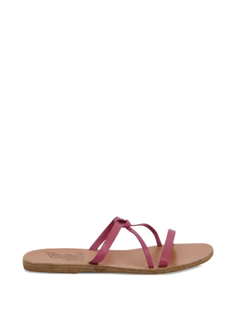 Ancient Greek Sandals logo-detail flat sandals Pink TONPUGBSH169980W