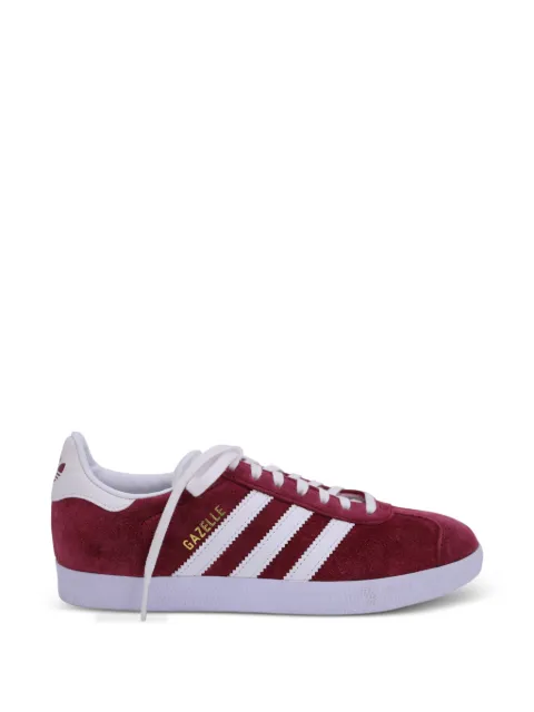 adidas gazelle stripes suede trainers Red TONPUUSSH371697W