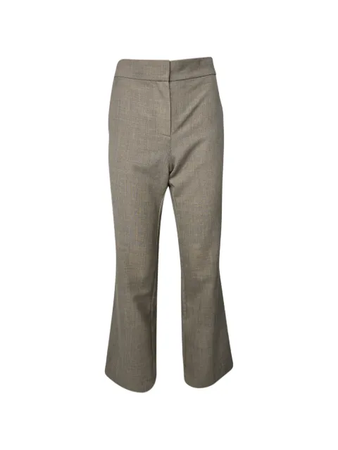 The Row Pre-Owned flared trousers Neutrals NAPPUUSCL424493W
