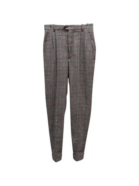Isabel Marant Vintage check-pattern trousers Grey NAPPUGBCL238113W