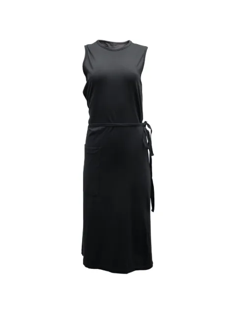 JOSEPH tied-waist midi dress Black TONPUGBCL251294W