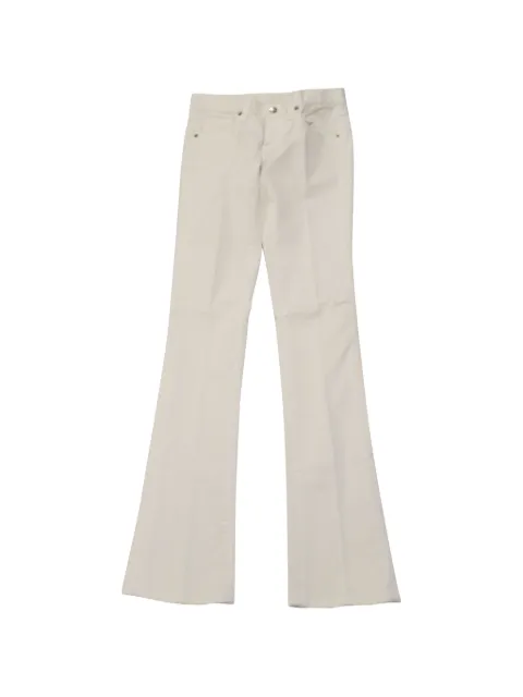 Polo Ralph Lauren Vintage wide-leg cotton trousers White NAPPUGBCL099460W
