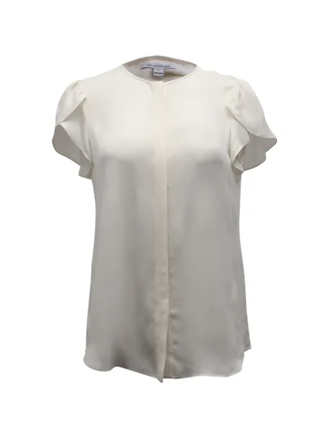 Diane Von Furstenberg Vintage short-sleeve top Neutrals NAPPUGBCL206173W