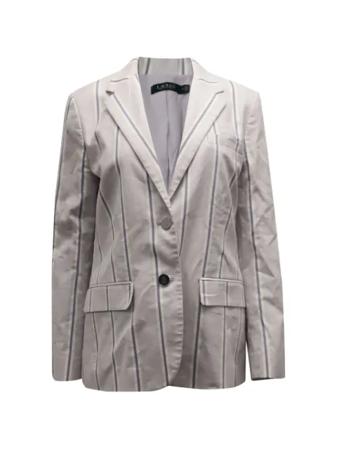 Ralph Lauren Vintage striped single-breasted blazer Neutrals NAPPUGBCL127321W