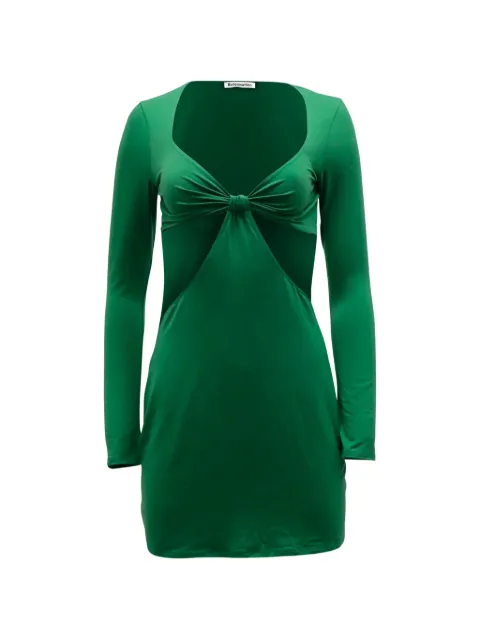 Reformation cutout knot mini dress Green NAPPUGBCL244096W