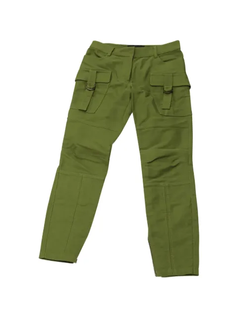 Derek Lam buckled-pocketS cotton trousers Green NAPPUGBCL116710W