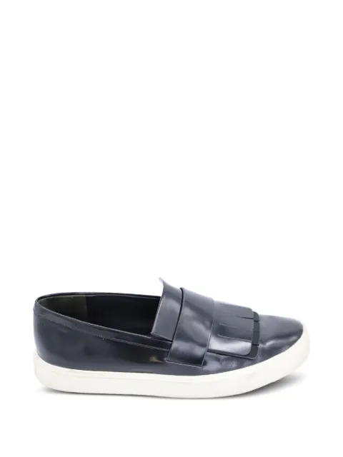 Vince Coventry Kiltie fringed slip-on sneakers Black NAPPUGBSH113127W