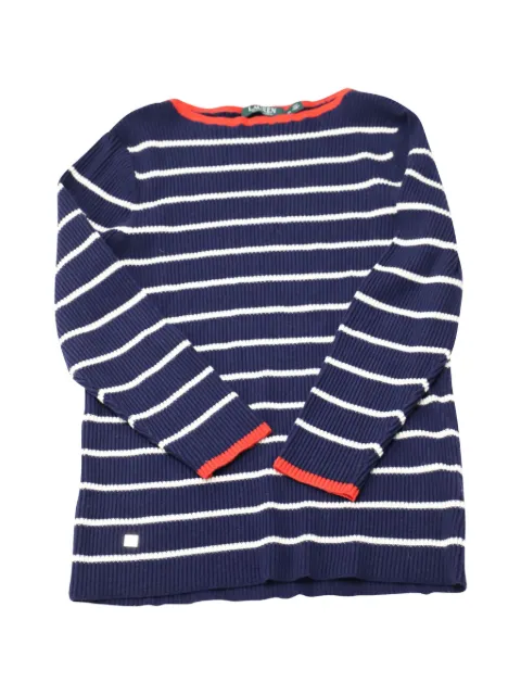 Ralph Lauren Vintage ribbed-knit striped sweater Blue NAPPUGBCL127319W