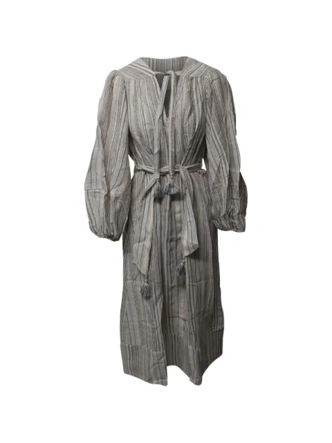 ZIMMERMANN striped maxi dress Neutrals NAPPUGBCL099455W