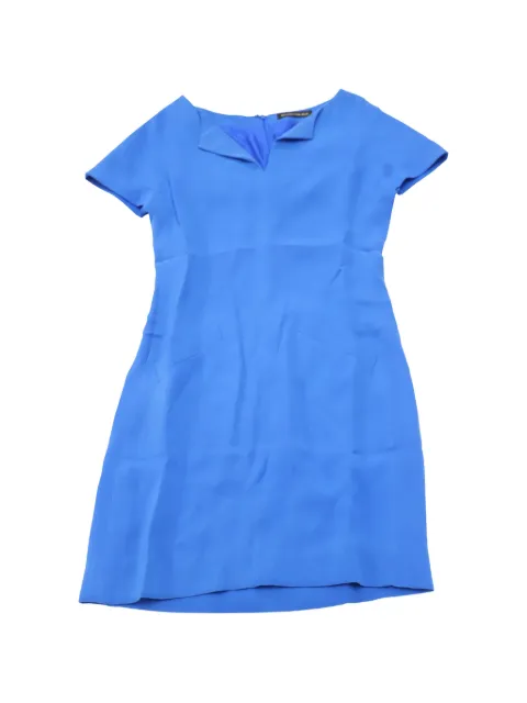 Balenciaga Pre-Owned silk shift dress Blue NAPPUGBCL102329W