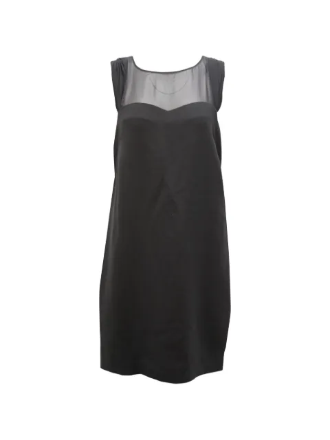SANDRO rialto sheer dress Black NAPPUGBCL119845W