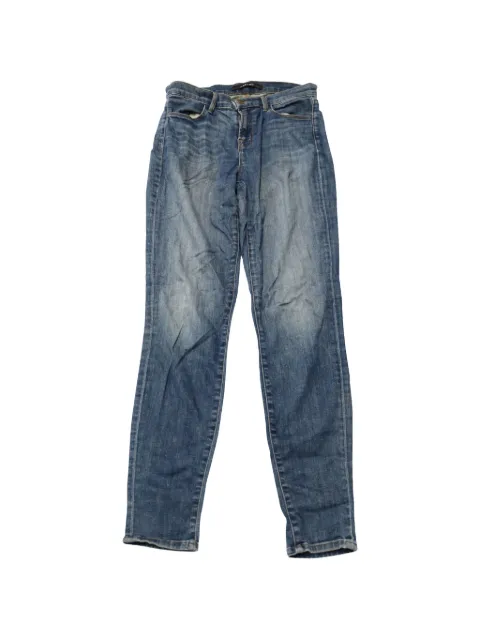 J Brand faded wash high-waisted jeans Blue NAPPUGBCL140619W