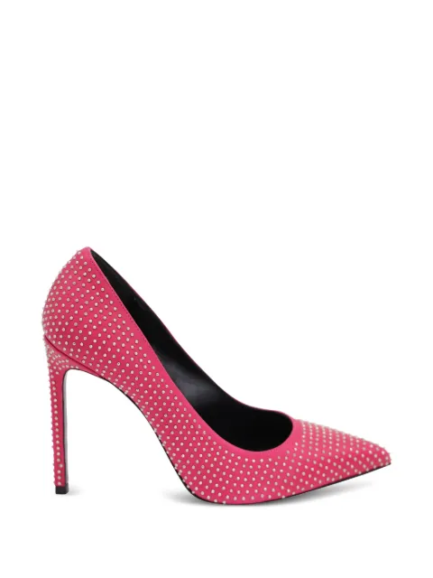 Saint Laurent Pre-Owned studded pointed pumps Pink NAPPUGBSH105931W