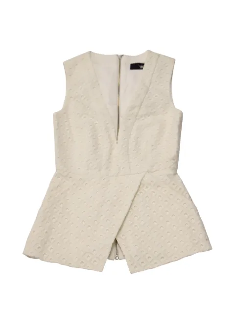 Nicholas peplum top Neutrals NAPPUGBCL117662W