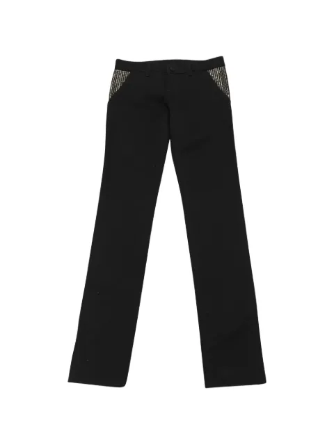 Gucci Pre-Owned stud detail jeans Black NAPPUGBCL093160W