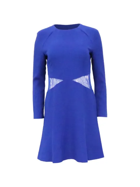 SANDRO lace-detail dress Blue NAPPUUSCL537796W