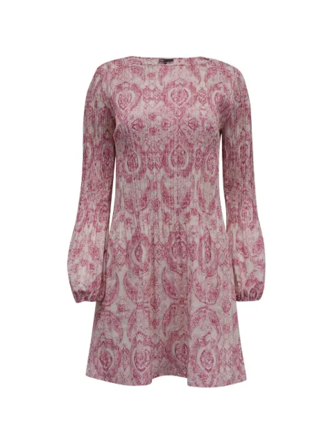Maje Rockinal abstract-print dress Pink NAPPUUSCL509704W