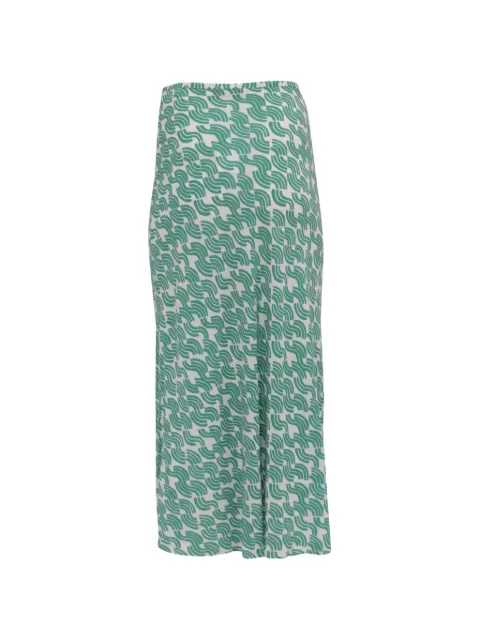 Rixo Kelly printed midi skirt White NAPPUUSCL624736W