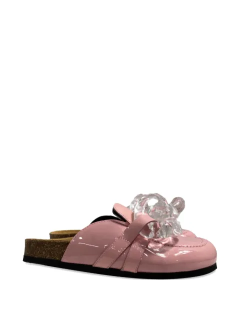 JW Anderson chain-detailed mules Pink NAPPUUSSH453135W