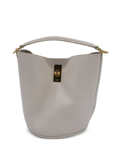 Celine Pre-Owned 2021 16 Teen bucket bag White NAPPUUSBA499604W