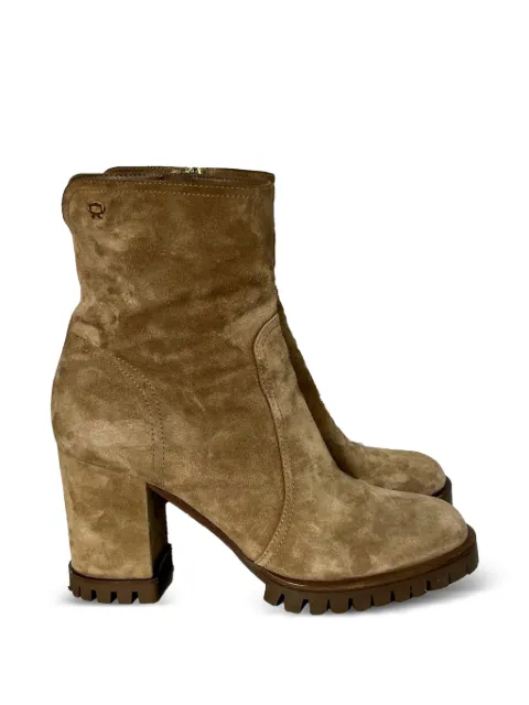 Gianvito Rossi Timber zipped ankle boots Brown NAPPUUSSH463212W