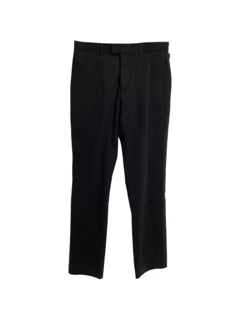 Louis Vuitton Pre-Owned strap-detail trousers Black MRPPUUSCL458997M