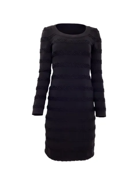 Alaïa Pre-Owned long-sleeve mini dress Black NAPPUUSCL457241W