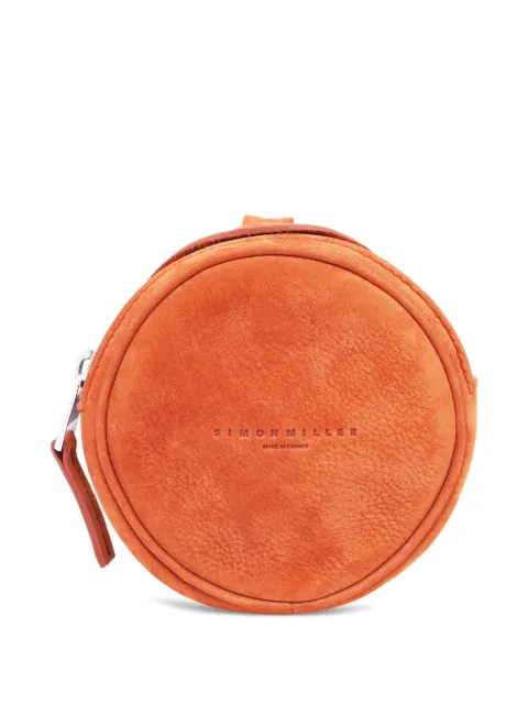 Simon Miller circle zip suede pouch Brown NAPPUUSBA525578M