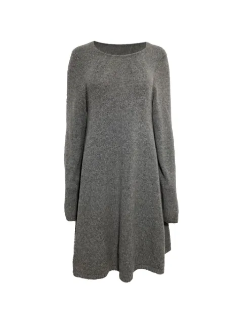 KHAITE Pre-Owned Fleurine mini dress Grey NAPPUUSCL459051W