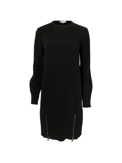 Stella McCartney Pre-Owned zip-detail long-sleeved dress Black NAPPUUSCL461522W