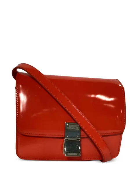 Celine Pre-Owned small Classic Box crossbody bag Red NAPPUUSBA481397W