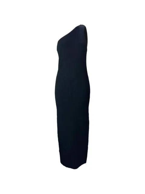 TOTEME ribbed one-shoulder dress Black NAPPUUSCL411790W