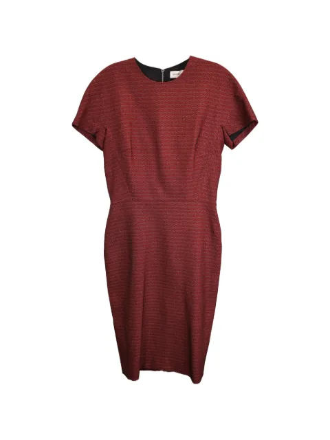 Victoria Beckham jacquard midi dress Red TONPUUSCL371037W