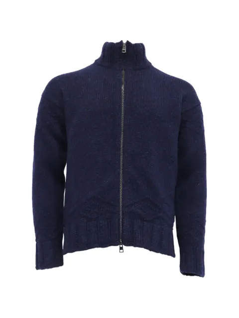 Etro Vintage zip-up knitted cardigan Blue MRPPUUSCL511640M