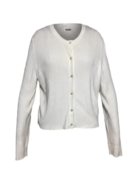 BOSS ribbed-knit cardigan Neutrals TONPUUSCL444822W