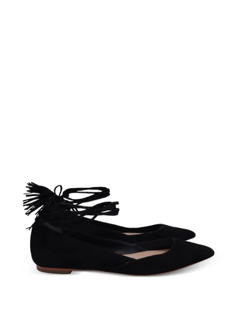 Loeffler Randall pointed-toe ballerina shoes Black NAPPUUSSH370383W