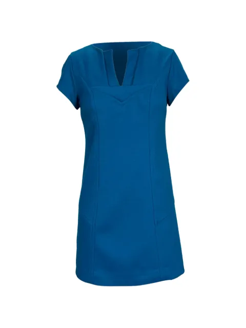 Diane Von Furstenberg Vintage Valda fitted waist dress Blue NAPPUUSCL409623W